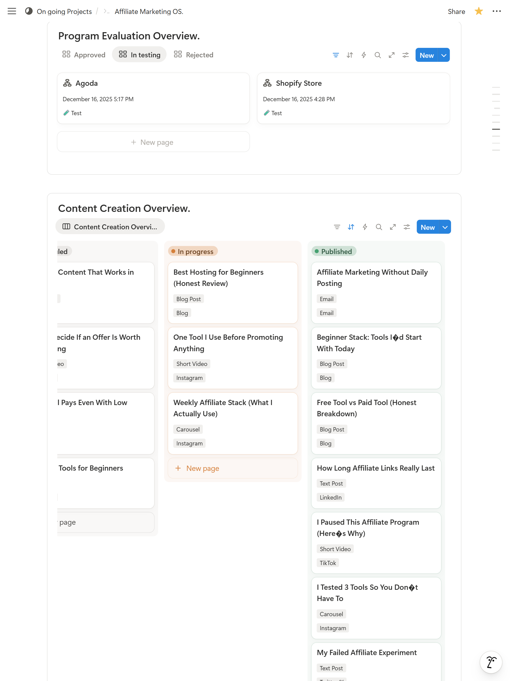 Affiliate Marketing OS — Pro / Operator Edition. – All-in-One Notion System for Scalable Affiliate Income preview