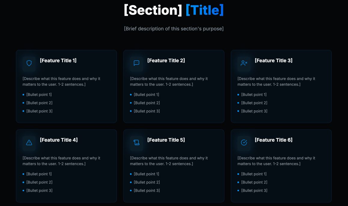 π SaaS Landing Page Skeleton - HTML + Next.js preview