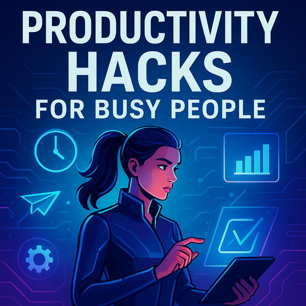 Productivity Hacks for busy people Ebook 