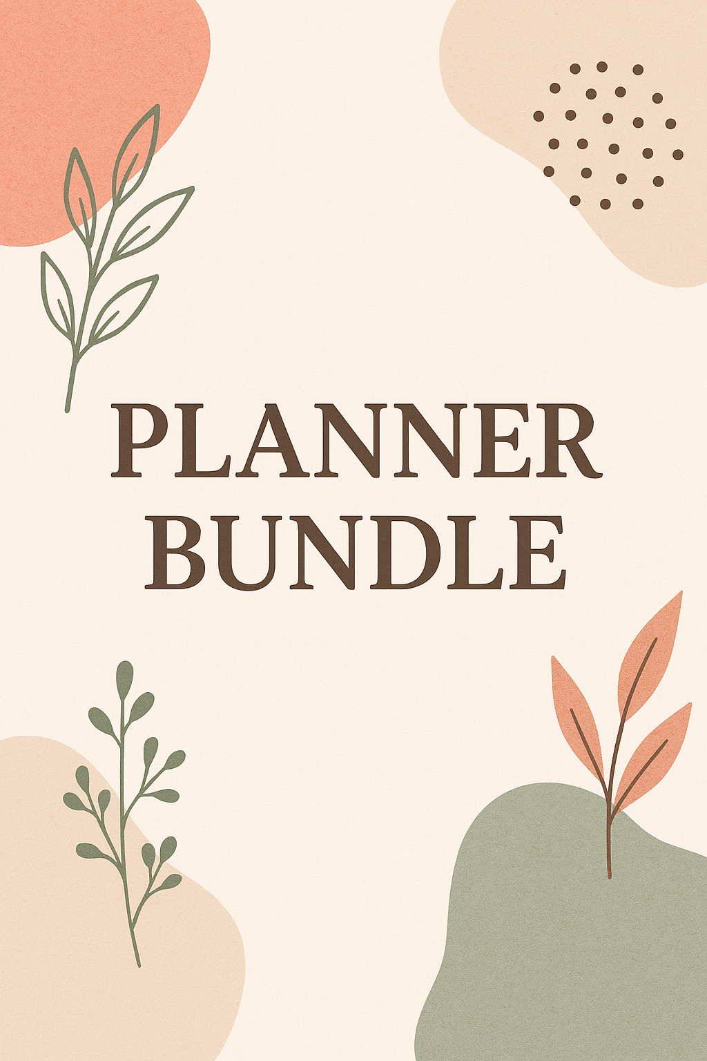 Planner bundle 