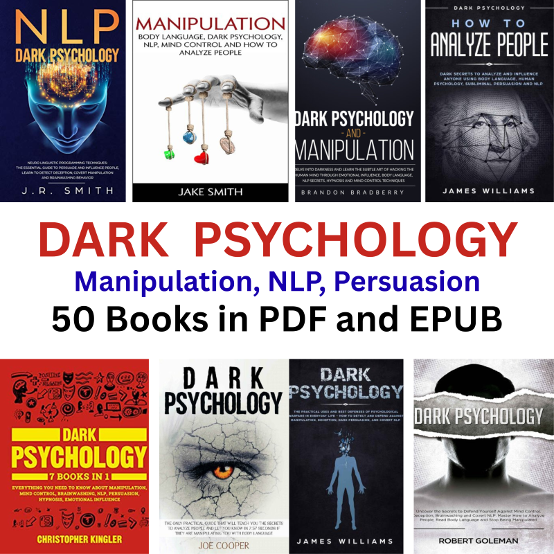 50 Dark Psychology & Manipulation Books Collection
