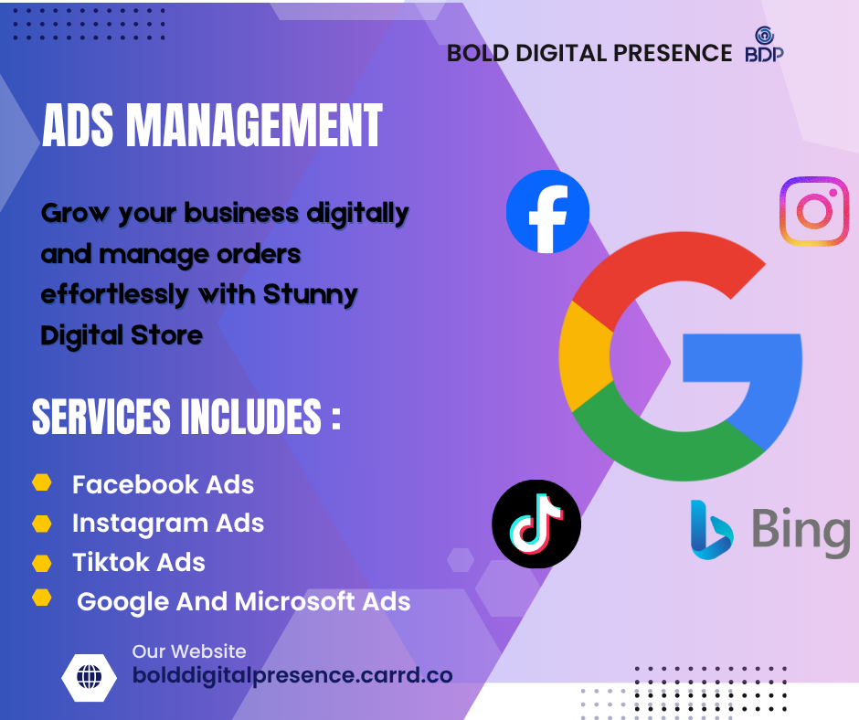 Ads Management Services – Facebook, Instagram, TikTok, Google & Microsoft Ads