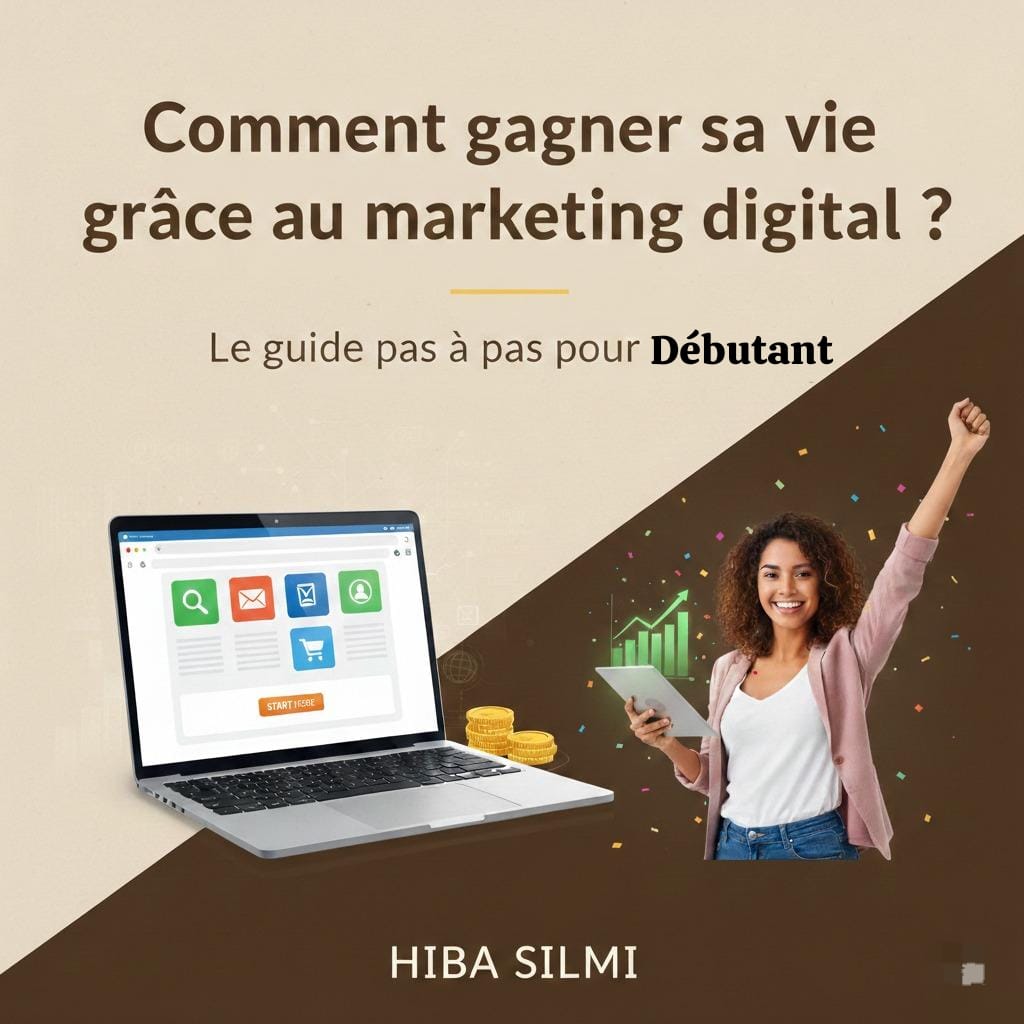 Ebook : Comment gagner sa vie grâce au marketing digital ? Guide du débutant