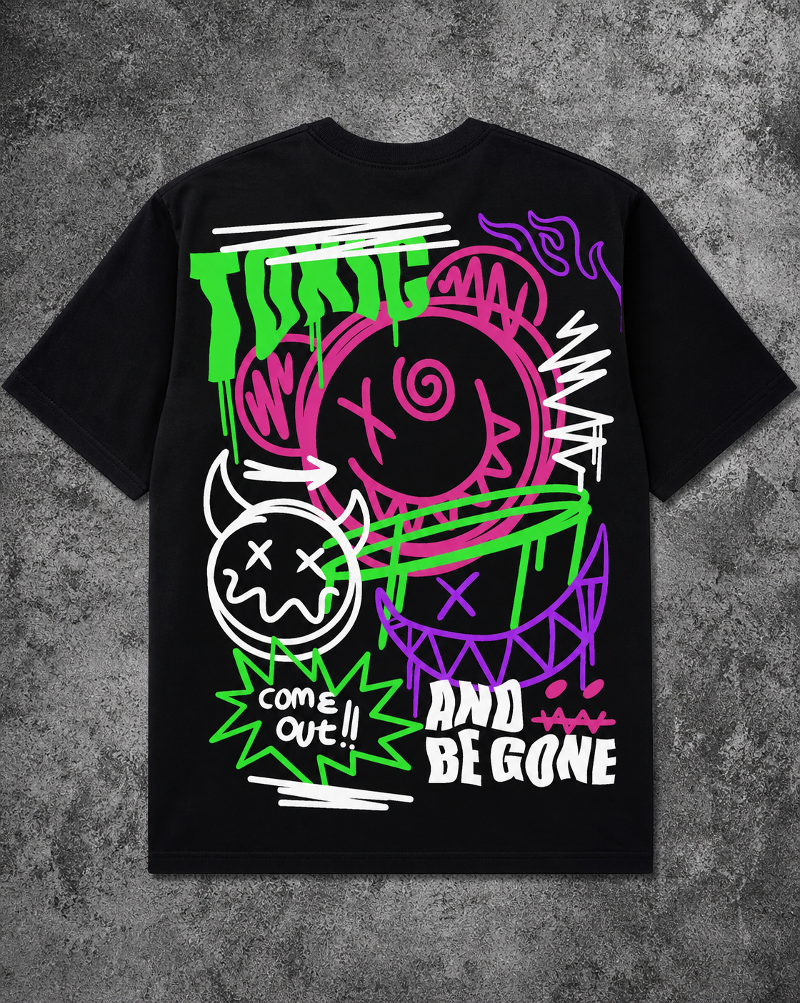 Toxic Graffiti Streetwear T-Shirt