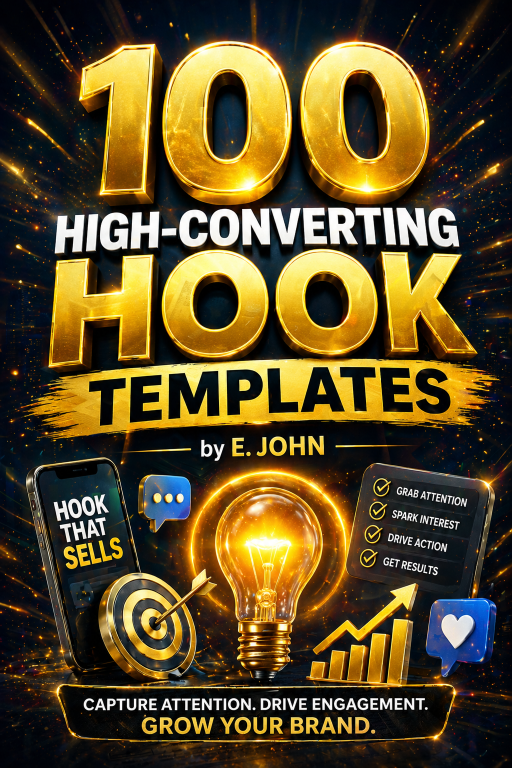 100 High-Converting Hook Templates (PDF)