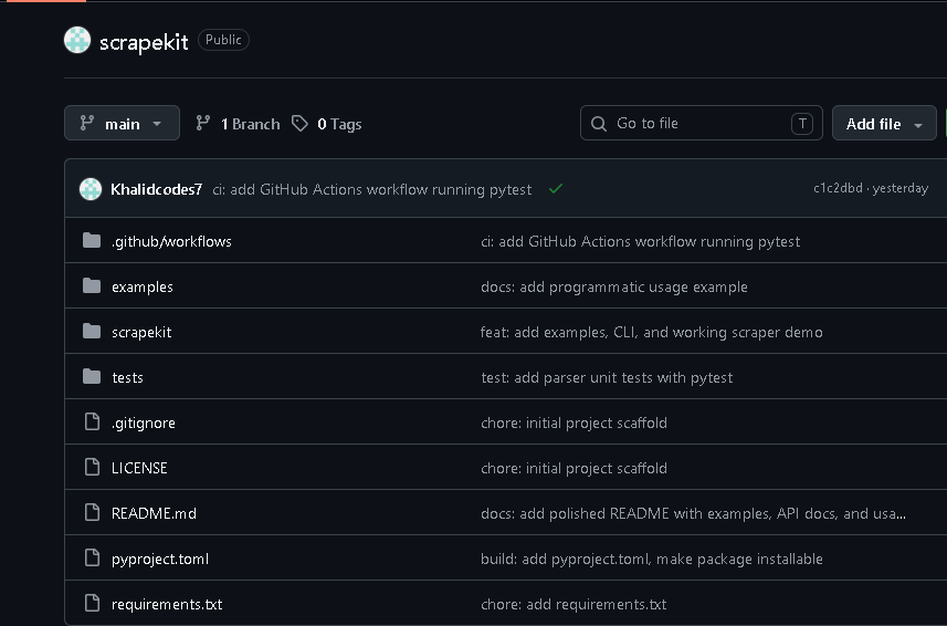 Config-Driven Web Scraping Toolkit (Python)